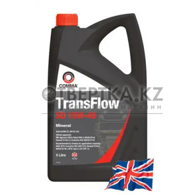 Масло моторное минеральное COMMA TFSD5L