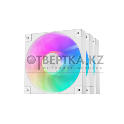 Комплект кулеров для компьютерного корпуса Deepcool FD12 ARGB WH-3 в1 R-FD12-WHAPN3-G