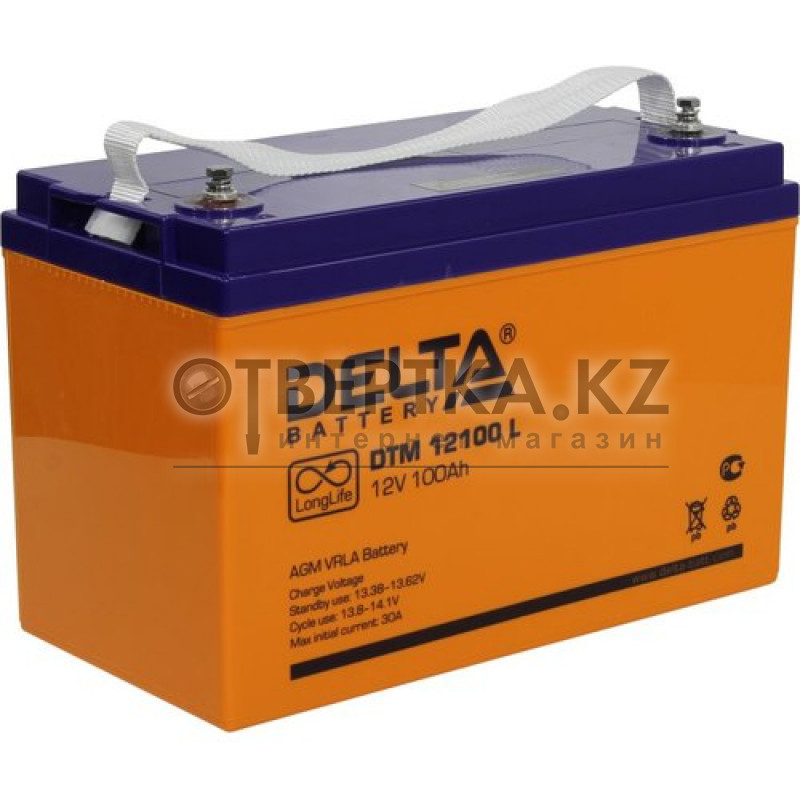 Аккумулятор Delta DTM 12100 L  , цена оптом и в розницу .