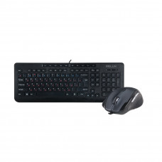 Комплект Клавиатура + Мышь Delux DLD-6220OUB в Костанае