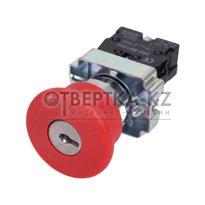 Кнопка стоповая Deluxe XB2-BS142 ("Грибок" с ключом)