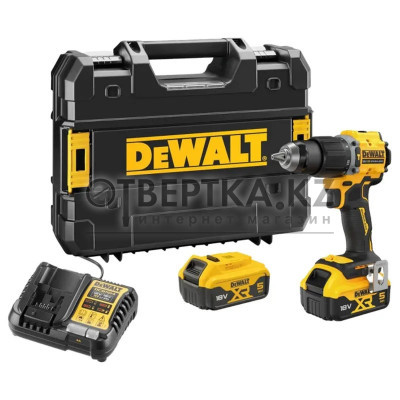 Аккумуляторная дрель-шуруповерт DeWALT DCD799P2T-QW