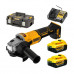 Аккумуляторная угловая шлифмашина DeWalt 125 мм DCG407M2T-QW Аккумуляторная угловая шлифмашина DeWalt 125 мм DCG407M2T-QW