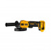 Аккумуляторная угловая шлифмашина DeWalt 125 мм DCG407M2T-QW