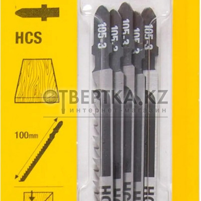 Полотно пильное по дереву DeWALT T101DP 4х100мм 5шт. DT2049-QZ