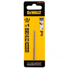 Сверло по металлу DeWalt Black&Gold HSS 3.2мм DT20515-QZ Сверло по металлу DeWalt Black&Gold HSS 3.2мм DT20515-QZ