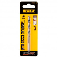 Сверло по металлу DeWALT EXTREME Black&Gold 6х93мм DT20522-QZ Сверло по металлу DeWALT EXTREME Black&Gold 6х93мм DT20522-QZ