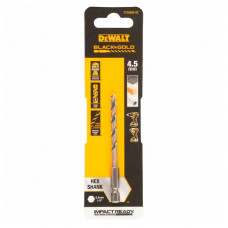 Сверло по металлу DeWALT EXTREME IMPACT Black&Gold 4.5х85мм DT20605-QZ Сверло по металлу DeWALT EXTREME IMPACT Black&Gold 4.5х85мм DT20605-QZ