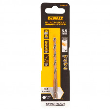 Сверло по металлу DeWALT EXTREME IMPACT Black&Gold 5.5х98мм DT20607-QZ Сверло по металлу DeWALT EXTREME IMPACT Black&Gold 5.5х98мм DT20607-QZ
