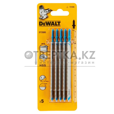 Пилка для лобзика по металлу DeWALT EXTREME 5шт. DT2085-QZ