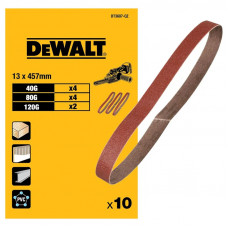 Лента шлифовальная DeWALT 13х457мм 40G; 80G; 120G 10шт. DT3607-QZ в Актобе Лента шлифовальная DeWALT 13х457мм 40G; 80G; 120G 10шт. DT3607-QZ в Актобе