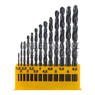 Набор сверл DeWALT HSS-R 1,5-6.5мм 13шт. DT5912-QZ