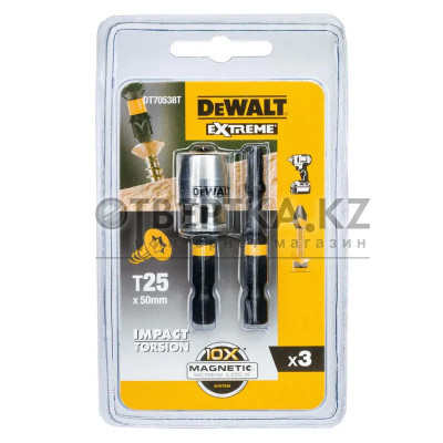 Биты ударные DeWALT T25 57мм 2шт. DT70538T-QZ
