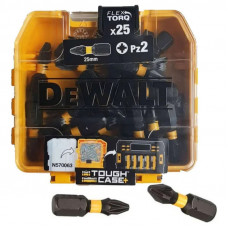 Набор бит DeWALT PZ2 25мм 25шт. DT70556T-QZ Набор бит DeWALT PZ2 25мм 25шт. DT70556T-QZ