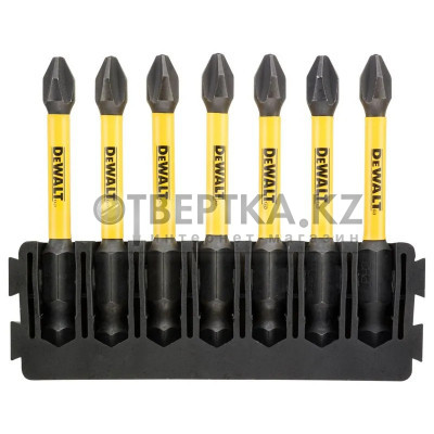 Набор бит DeWALT FLEXTORQ PH2 57мм 7шт. DT70817-QZ