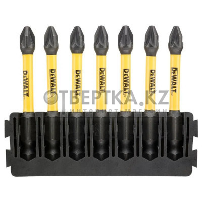 Набор бит DeWALT FLEXTORQ PZ2 57мм 7шт. DT70821-QZ