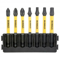 Набор бит DeWALT FLEXTORQ PZ TX 57мм 7шт. DT70823-QZ Набор бит DeWALT FLEXTORQ PZ TX 57мм 7шт. DT70823-QZ