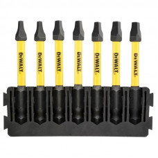 Набор бит DeWALT FLEXTORQ SQ 57мм 7шт. DT70824-QZ Набор бит DeWALT FLEXTORQ SQ 57мм 7шт. DT70824-QZ