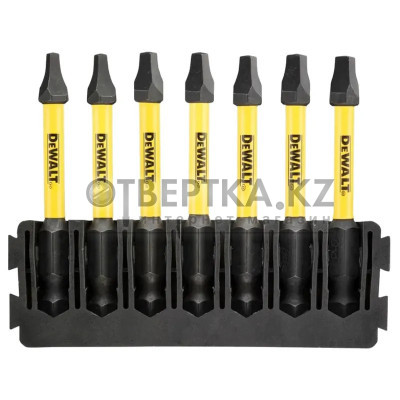 Набор бит DeWALT FLEXTORQ SQ 57мм 7шт. DT70824-QZ