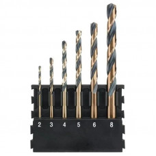 Набор сверл по металлу DeWALT Black&Gold 2-8мм 6шт. DT70828-QZ Набор сверл по металлу DeWALT Black&Gold 2-8мм 6шт. DT70828-QZ
