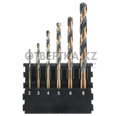 Набор сверл по металлу DeWALT Black&Gold 2-8мм 6шт. DT70828-QZ
