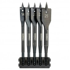 Набор перьевых сверл по дереву в кейсе DeWALT 14-25мм 5шт. DT70833-QZ в Костанае Набор перьевых сверл по дереву в кейсе DeWALT 14-25мм 5шт. DT70833-QZ в Костанае