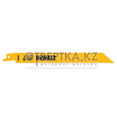 Набор биметаллических полотен для сабельной пилы DeWALT 10TPI 203мм 5шт. DT90383-QZ