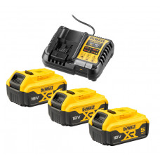 Набор аккумуляторов DeWalt DCB1104P3 18V XR 3 X 5.0AH