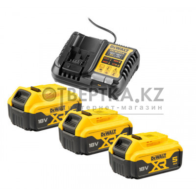 Набор аккумуляторов DeWalt DCB1104P3 18V XR 3 X 5.0AH