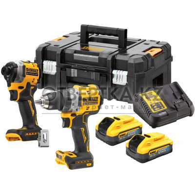 Набор аккумуляторных инструментов DeWalt DCK2051H2T (DCD800, DCF850)