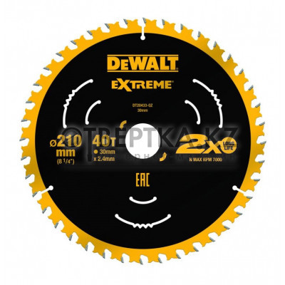 Диск пильный DeWALT DT20433-QZ