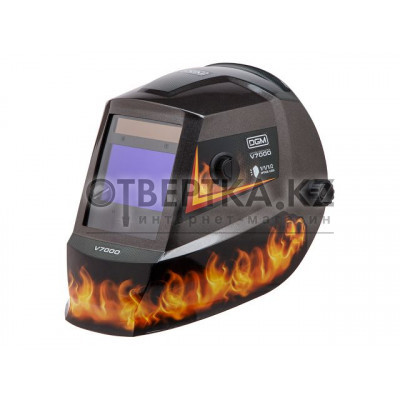 Щиток сварщика  с самозатемняющимся светофильтром DGM V7000 (пламя) V7000FL3