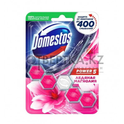 Блок для очищения унитаза ледяная магнолия 100 гр Domestos 8683130096826