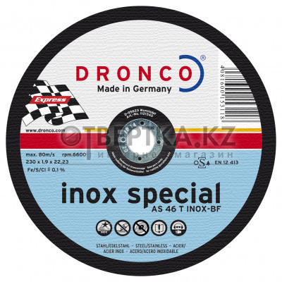 Отрезной диск Dronco AS 46 INOX 1183250