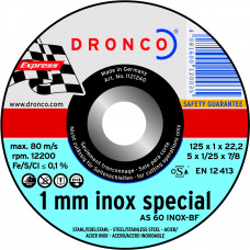 Отрезной диск Dronco AS 60 T INOX в Караганде
