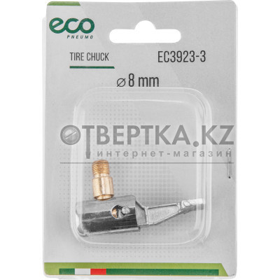 Наконечник для подкачки шин (резьба 8 мм, угловой, сталь) ECO