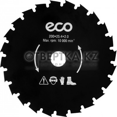 Нож для мотокосы 24 зуб. 200х2.0х25.4 мм ECO GTP-24T