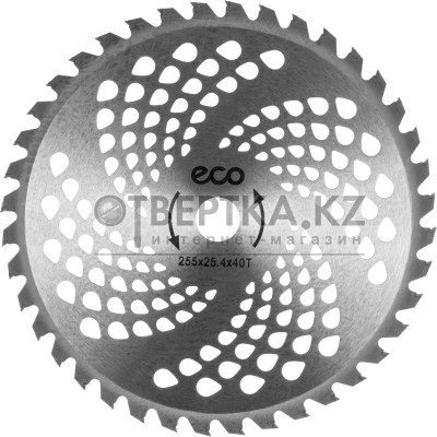 Нож для мотокосы 40 зуб. 255х1.3х25.4 мм ECO Нож для мотокосы 40 зуб. 255х1.3х25.4 мм ECO