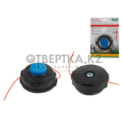 Головка триммерная ECO GTP-TC65 полуавт., блистер GTPTC650011B