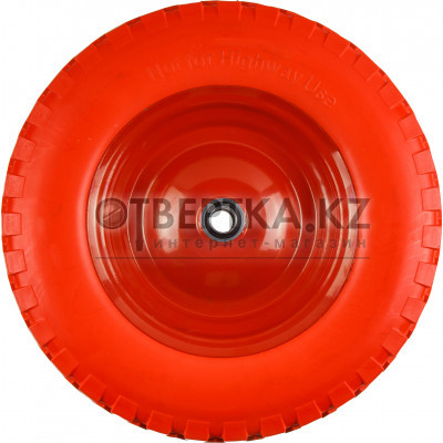 Колесо полиурет. 4.00-8" (подшипн. усил. ф35x16 мм, для оси 16x100мм) WB-P125