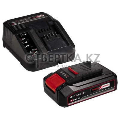Аккумулятор Einhell PXC "Starter Kit" 18V 2.5Ah + зарядное устройство 4512097