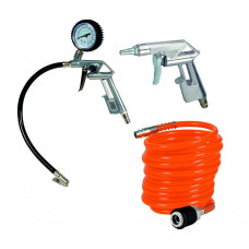 Набор аксессуаров для накачки шин 3 предмета Einhell Druckluftset 3-tlg 4132741