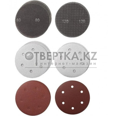 Шлифлисты в комплекте (круг) Einhell Git-Schl-Pap Set Ø225mm 15tlg 49491066
