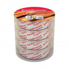 Пакет клейких лент ErichKrause® Crystal, 12ммх33м (4 ленты) в Актау