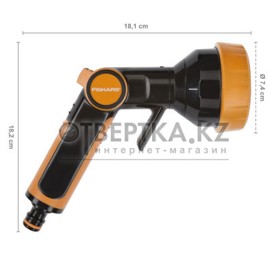 Пистолет-распылитель регулируемый  с 4 функ. FISKARS 1020446