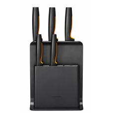 Набор ножей 5 шт пластиковый блок FF Fiskars