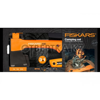 Туристический набор (топор+пила+нож) FISKARS 1057912