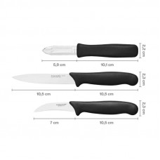 Набор ножей для чистки 3 шт Essential Fiskars