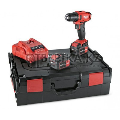 Дрель-шуруповерт аккумуляторный FLEX DD 2G 10.8-LD/4.0 Set 418064