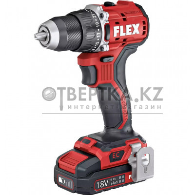 Дрель-шуруповерт аккумуляторный FLEX DD 2G 18.0-EC LD/2.5 Set 519049